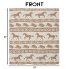 Wrangler Tan Rodeo Stretchy Throw