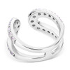 White Opal Loop Ring