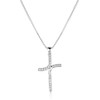 Bend But Don't Break Cross Necklace