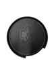 Black Leather Arrowhead Coaster Set