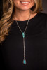 Turquoise Lariat Necklace