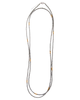 Silver and Gold Navajo Pearl Layered Necklace