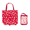 Candy Cane Foldable Compact Tote Bag