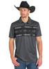 Gray Diamond Aztec Border Polo