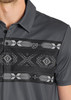 Gray Diamond Aztec Border Polo