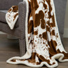 Cow Print 2-in-1 Travel Blanket and Pillow