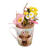 Highland Cow Ceramic Cup & Table Décor Gift Set