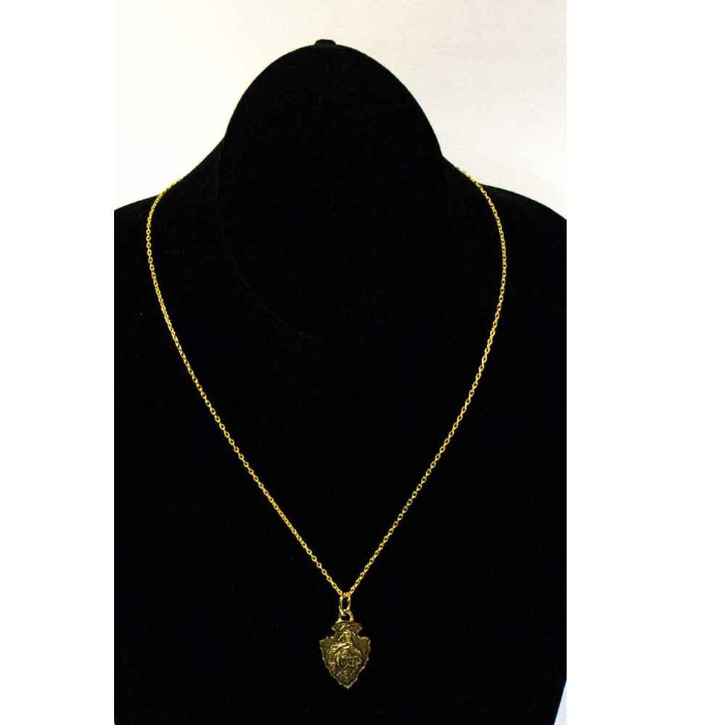 Gold CFD Arrowhead Necklace (05-012-0135)