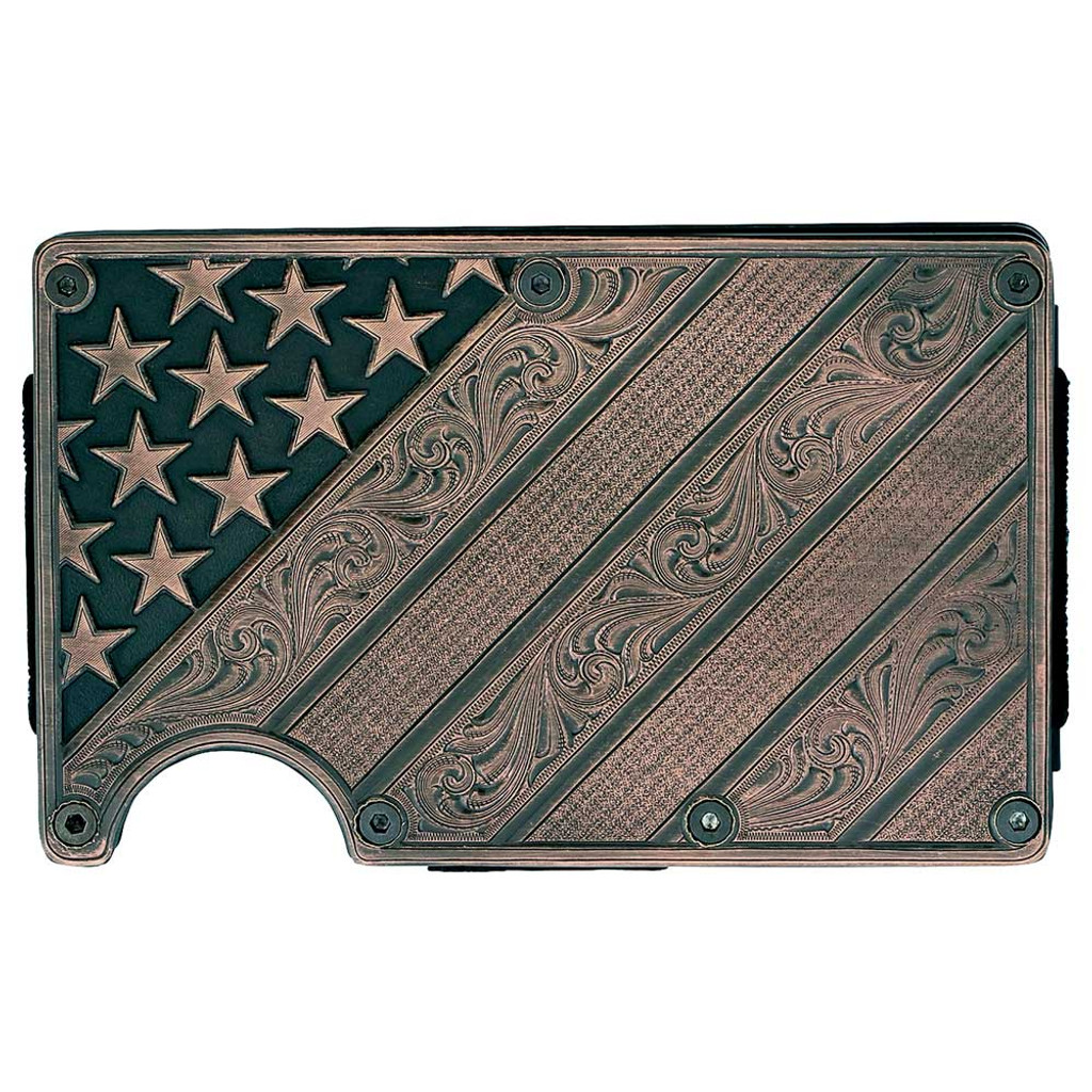 All American Bronze Credit Card Holder
