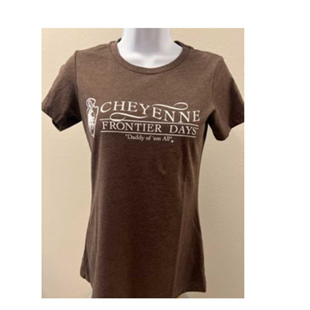 CFD Frosted Brown Script Tee