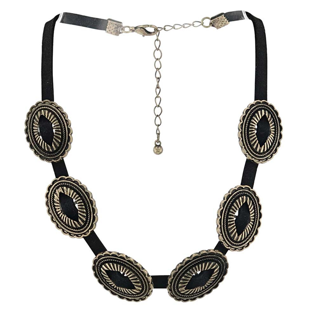 Golden Nights Attitude Choker Necklace