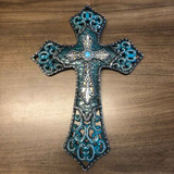 Turquoise Western Wall Cross