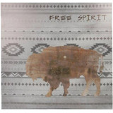 Free Spirit Aztec Buffalo Canvas