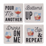 Watercolor Happy Hour Coasters