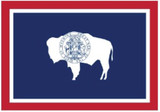 Standard Wyoming Flag Sticker