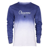 Dip Dyed Cabo Blue Long Sleeve Tee