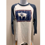 Wyoming Flag Raglan