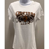 CFD White Tee w/Brown