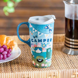 Happy Camper Ceramic Travel Cup