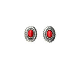 West & Company Silver Concho Earrings