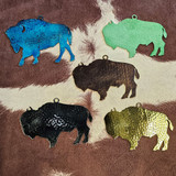 Metal Bison Ornaments