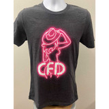 Neon Pink Sexy Cowgirl Tee