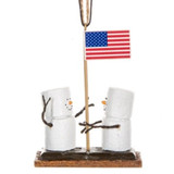 S'mores w/American Flag Ornament