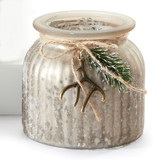 Medium Glass Candle Holder