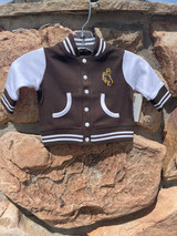 BROWN VARSITY JACKET