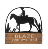 BLAZE YOUR OWN TRAIL BLOCK