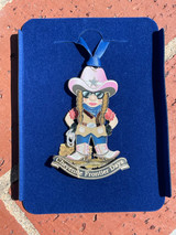 COWGIRL GNOME ORNAMENT