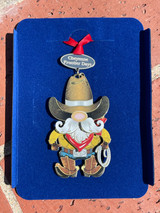 COWBOY GNOME ORNAMENT