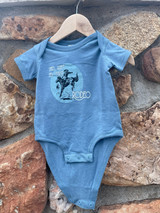 BLUE 1ST ONESIE