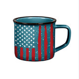 American Flag Ceramic Cozy Cup