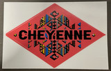 PINK AZTEC CHEYENNE STICKER