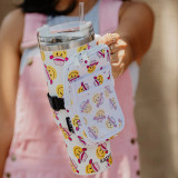 COWBOY HAPPY FACE POUCH