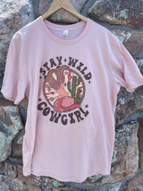 ROSE/PEACH STAY WILD COWGIRL