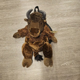 Plush Bison Backpack