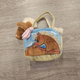 Plush Horse with Purse