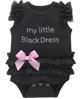 My Little Black Dress Diaper Shirt