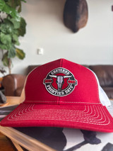 RED AND WHITE CFD HAT