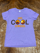 PURPLE ONE COOL COWGIRL PURPLE T-SHIRT