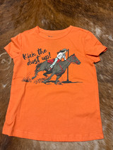 KICK UP THE DUST COWGIRL GRAPHIC T-SHIRT
