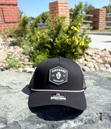 CFD Black and White Rope Cap