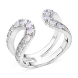 In The Loop White Opal Ring