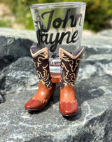 John Wayne Boot Stand Shot Glass