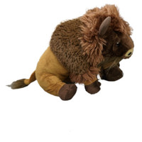 Wyoming Booker Bison plush with scarf