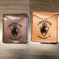 Leather Money Clip Wallet