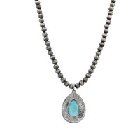 Perfectly Paired Teardrop Attitude Necklace