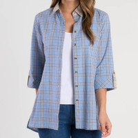 Plaid Jacket / Top